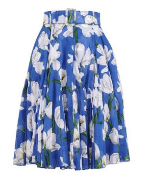 Samantha Sung Tulip Birdy Skirt Cobalt - Blue