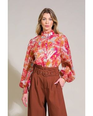 TRUEDAMES Seasonal Moves Woven Top - Red