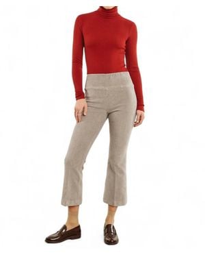 SPRWMN Crop Flare Corduroy Pant - Red