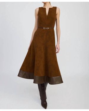 En Saison Eloise Midi Dress - Brown