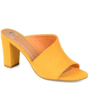 Journee Collection Collection Tru Comfort Foam Wide Width Allea Slide - Orange