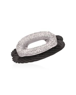 Alor Open Oval Ring - Metallic