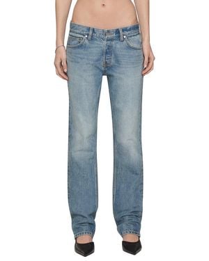 EB DENIM Low Rise Straight Jean - Blue