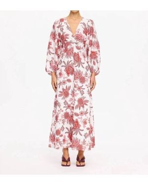 Kivari Bailey Midi Dress - Red