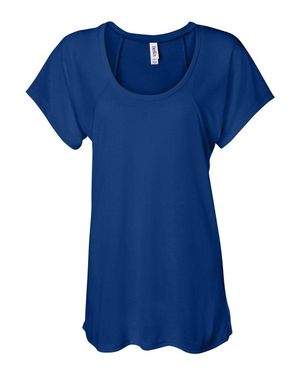 Bella Canvas Flowy Raglan Tee - Blue