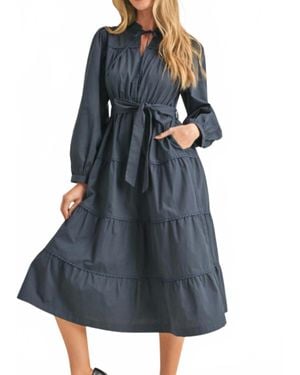 ..,merci Celine Midi Dress - Blue