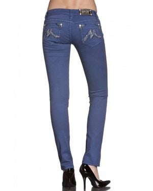 Miss Me Skinny Colored Denim - Blue