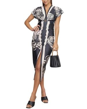 CHARLOTTE GREEN Midi Dress - Blue