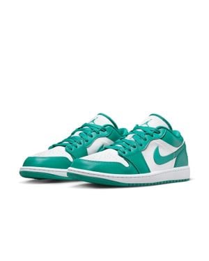 Nike Air Jordan 1 Low Dc0774-132 Sneaker New Emerald Casual Shoes - Green