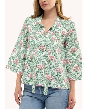 Smith & Quinn Bebe V-Neck Top - Green