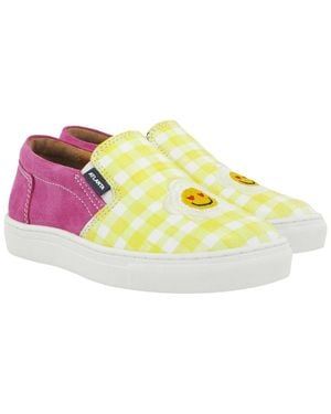 ATLANTA MOCASSIN Leather Sneaker - Yellow