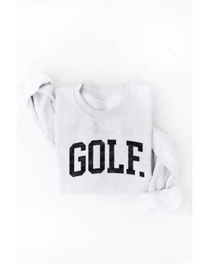 Oat Collective Golf Sweatshirt - White