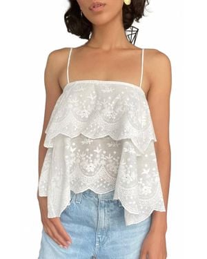 Bishop + Young Capri Scalloped Cami - Blue