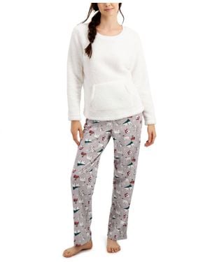 Family PJs Pajama Set - Gray