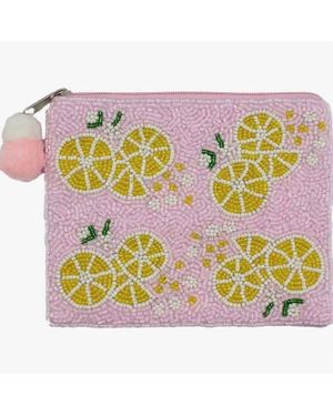 Always Amalfi Beaded Coin Purse - Pink