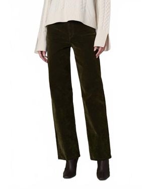 Joe's Jeans Margot Straight Flocked Jeans - Black
