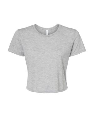 Bella Canvas Flowy Crop Tee - Gray