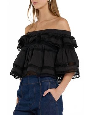 CHRISTY LYNN Angela Top - Black