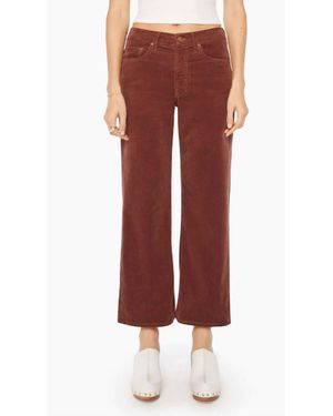 Mother The Mid Rise Maven Ankle Jeans - Red