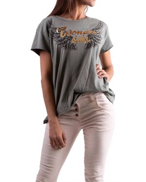 Gigi Moda Wonder Girl Short Sleeve T-Shirt - Black