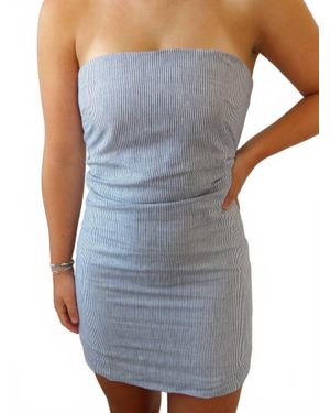 Olivaceous The Almafi Mini Dress - Blue
