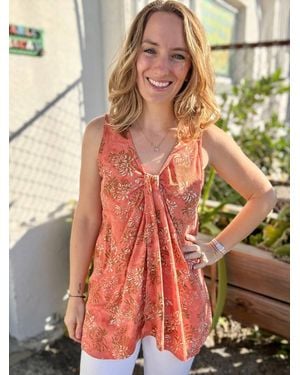Lost River Flowy Tank Top - Pink