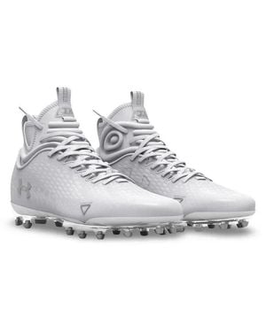 Under Armour Spotlight Lux Mc 2.0 3025082-100 Football Cleats Gbnc1567 - Gray