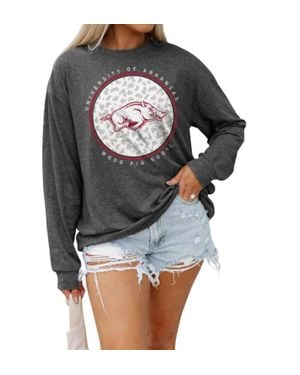 Gameday Couture College Of Arkansas Turning Circles Tee - Gray