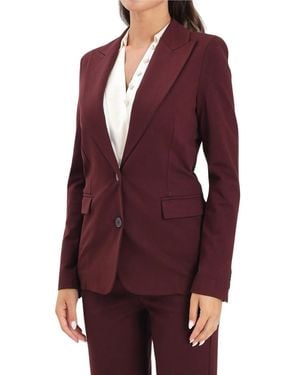 ViCOLO Viscose-Blend Sweatshirt Blazer - Purple