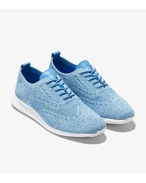 Cole Haan 2.Zerogrand Oxford W27799-400 Casual Shoes Gal288 - Blue