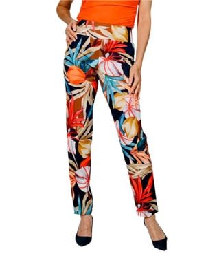 FRANK LYMAN Printed Knit Pants - Red
