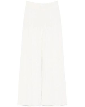 パンツ Ermanno Scervino Flared Silhouette Pants With Fitted Waist Ermanno Scervino Flared Silhouette Pants With Fitted Waist