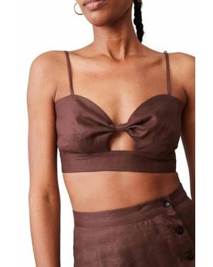 Caron Callahan Carla Bralette - Black