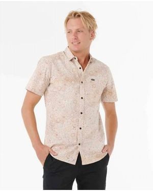 Rip Curl Spirograph Short Sleeve Shirt - Natural