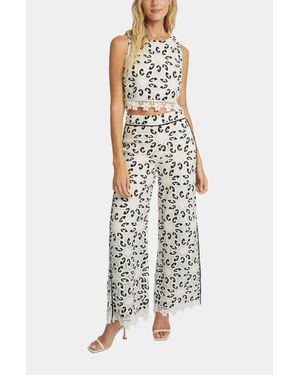 Caballero Isabelle Lace Top - White