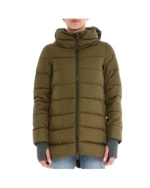 Herno Hooded Down Jacket - Green