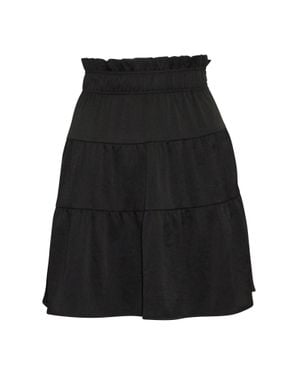 Ba&sh Ruffy Tiered Skirt - Black