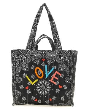 Call it By Your Name Medium 'Cabas' Shopping Bag - Black