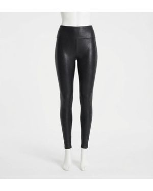 Spanx Faux Leather Leggings - Gray