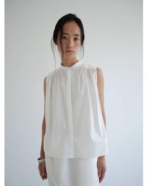 The Loom Gathered Yoke Shirt - Gray