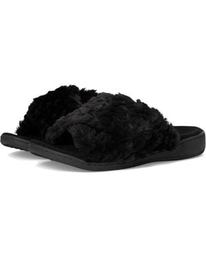 Vionic Relax Ii J0895F1001 Slippers Round Toe Slide Rhs6327 - Black