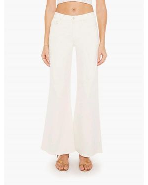 Mother Twister Skimp High-Rise Pant - White