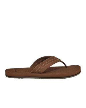 Sanuk Beer Cozy Stacker Suede 1119338-Brn - Brown