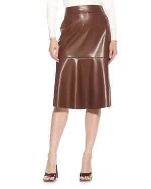 Alexia Admor Ezra Skirt - Brown