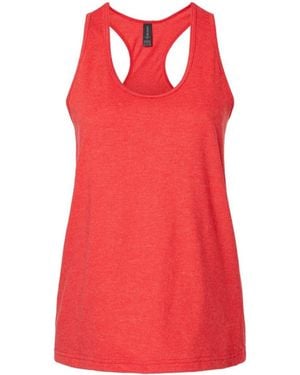 Gildan Softstyle Cvc Racerback Tank Top - Red