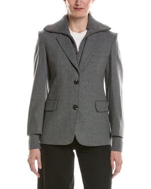 Rag & Bone Frank Wool-Blend Blazer - Gray