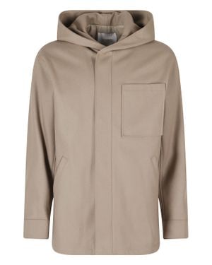 Paolo Pecora Short Hooded Jacket - Brown