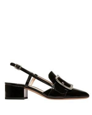 Bally Jasmine Patent Leather Pumps, Brand Size 36.5 Us - Black