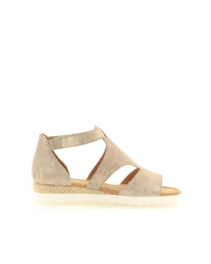 Gabor Wedge Sandal - Metallic
