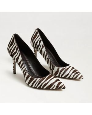 Sam Edelman Hazel Calf Hair Pumps - Black